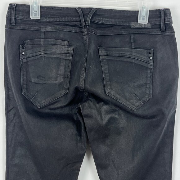 EDC Slim Fit Jeans Size 42 Black Waist 32in Inseam 30in Rise 8in Stretch 5 Pocke - Picture 7 of 9